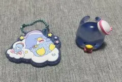 サンリオキャラ ラバマスとファッションリング ジュエル　タキシードサム2個セット