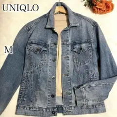 UNIQLO デニムジャケット メンズM 3rdタイプ Gジャン ライトブルー