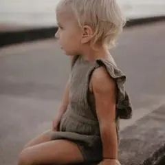 未使用⭐︎The Simple Folk⭐︎フリルロンパー