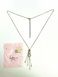 【新品未使用】Louis☆ゴールドロングネックレス