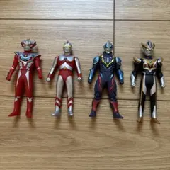 ウルトラマンソフビ4点セット　フィギュア