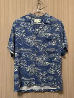 TWO PALMS Disney ミッキー レーヨンアロハ M ハワイ製のサムネイル