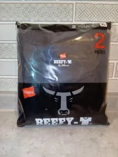 Hanes Beefy-T クルーネック Tシャツ 2枚セット XS　紺色