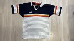 Canterbury ラガーシャツ ネイビー ホワイト Sサイズのサムネイル