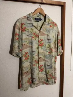 COMME des GARCONS hommeアロハシャツ 鳥柄 ベージュ - メルカリ