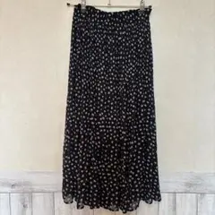 しまむら♡小花柄シフォンロングスカート