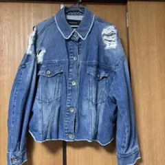 JEANASIS ダメージデニムジャケット