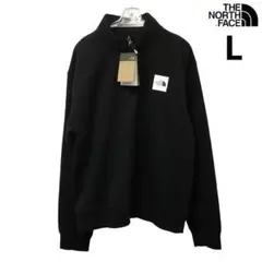 US限定新品 ノースフェイス 1/4ジップスウェット L ブラック 日本未発売
