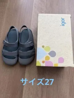 igor サンダル ブルーグレー　サイズ27のサムネイル