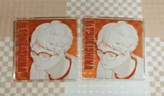 ハイキュー！！　月島蛍　アクリルバッジセット