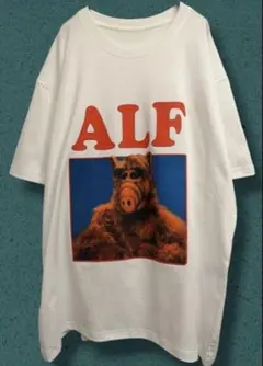 【激レア】ALF アルフ　　Tシャツ　XL ホワイト　アメリカ雑貨