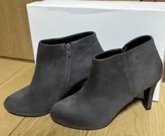 RANDA ショートブーツ　グレー　LL