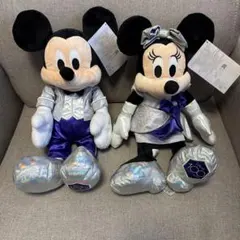 ディズニー100周年 ミッキー＆ミニー ぬいぐるみセット