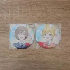 プロジェクトセカイ　プロセカ　コネクトライブ　缶バッジ　鏡音レン・MEIKO