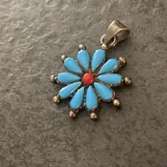 シルバー925 ペンダントトップ スクエア アラベスク 唐草 彫金 刻印あり