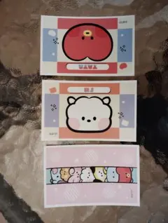 カラフルステッカー 3枚セット