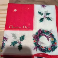 Christian Dior クリスマスハンカチ
