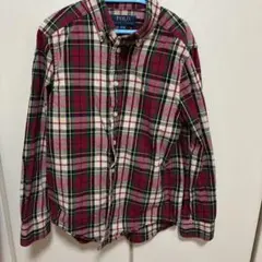 【美品】ラルフローレン　チェック長袖シャツ　140cm