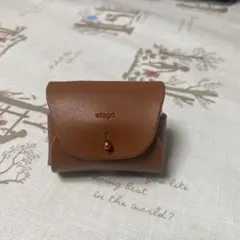 elago イヤホンケース レザー ブラウン
