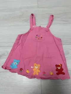 424.MIKIHOUSE ホットビスケッツ 80 ジャンパースカート