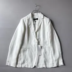 WEEKEND Max Mara 新品 リネンテーラードジャケット 38 白のサムネイル