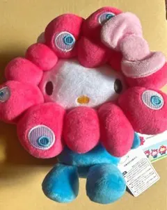 サンリオ　ミャクミャク　なりきりぬいぐるみ　M サイズ　ハローキティ