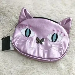 アナスイ ANNA SUI ねこ ネコ ポーチ 収納 小物入れ 合皮のサムネイル