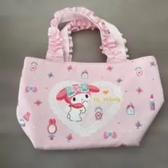 マイメロディー ピンク ミニトート　サンリオ当たりくじ