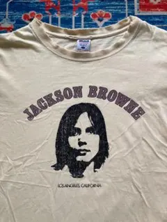 JACKSON BROWNE プリントTシャツ Mサイズ ジャクソンブラウンTシャツ | 東京 アメ横ウェルカムモールグリーン