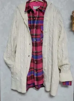 DIXIE SPORTS チェック柄長袖シャツ