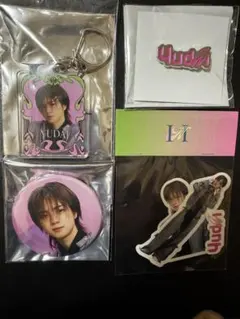 INI 佐野雄ポップアップ アクリルキーホルダー アクスタ 缶バッジ ステッカー