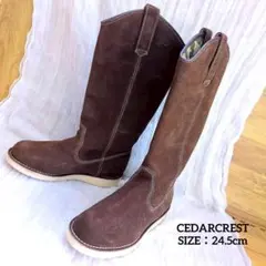 CEDARCREST セダークレストペコスブーツ ロングブーツ 迷彩 ブラウンのサムネイル