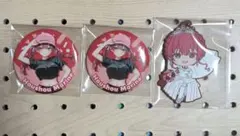 ホロライブ 宝鐘マリン 缶バッジ ラバスト