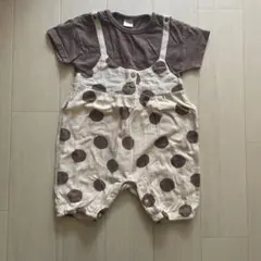 【tete a tete】半袖ロンパース　80cm