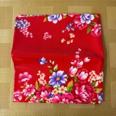 台湾 客家柄 客家花布 花柄 生地 布 ビニール加工