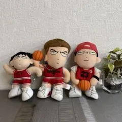 【希少レア】　スラムダンク　ぬいぐるみセット　牧慎一　桜木花道　流川楓　赤木剛憲 希少レア】 スラムダンク ぬいぐるみセット 牧慎一 桜木花道