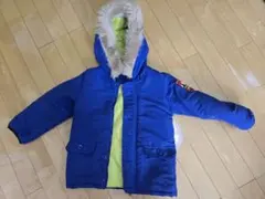 120cm コート ジャンパー アウター 男の子 男児 青 ブルー