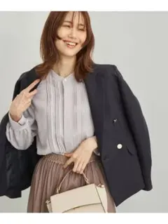 【極美品】ロペピクニック 白からの解放！多機能ブラウス/ピンタックブラウス