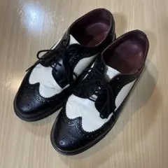 Dr.Martin 白黒　ウイングチップ　サイズEU39
