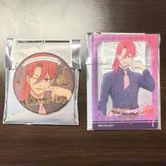 ブルーロック ばろばろカフェ 千切豹馬 クリアカード 缶バッジ