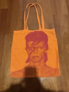 デビッド・ボウイ トートバッグ オレンジ