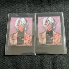 あくねこ バレンタインチェキ風カード ミヤジ