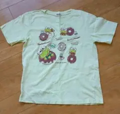 サンリオ　けろけろけろっぴ　半袖　Tシャツ　パステルグリーン