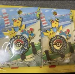 新品2点セットポケモンセンターTOKYO BAYトウキョーベイ限定ロゴピンズ