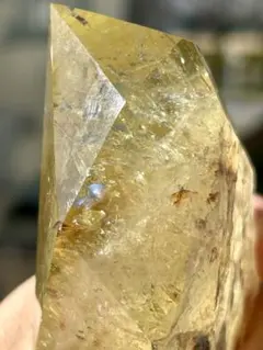 ⭐️シトリン❤︎フリーフォーム　透明感　虹あり　金運　癒し⭐️