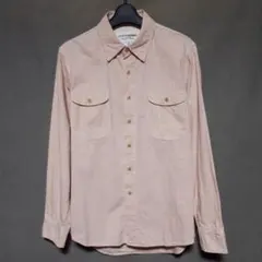 KATO'//AAA NAVY＆GROUND ワークシャツ ピンク Sサイズのサムネイル