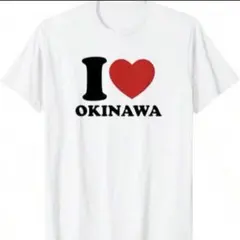 ILOVEOKINAWA アイラブ沖縄 ホワイトTシャツ M