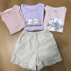 すみっコぐらし ポケモン Tシャツとショートパンツセット