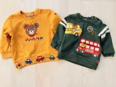 ミキハウス トレーナー 2点セット 90