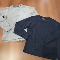 ワークマン ワッフルTシャツ サーマル 長袖 ロンT 胸ポケット